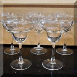 K32. Set of 5 margarita glasses. - $ 
